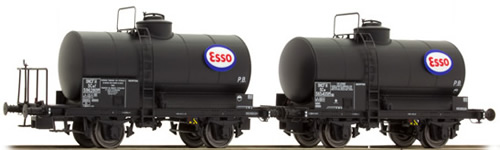 LS Models 30442 - 2pc Tank Car Set OCEM “ESSO” of the SNCF